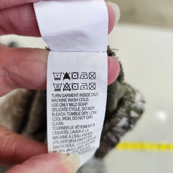 Lucky Brand Womens Plus Scoop Neck Tunic Blouse 3X Green Floral Long Sleeve Boho - Picture 6 of 10